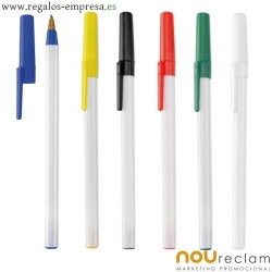 Bolígrafos baratos con tapa