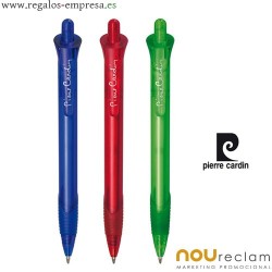 Bolígrafos de colores translucidos personalizados