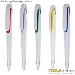 Bolígrafos para publicidad blanco klinch