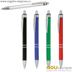 Bolígrafos rectos aluminio