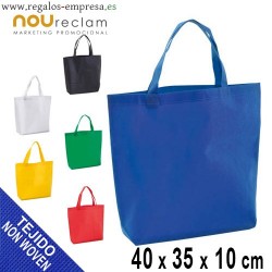 Bolsas baratas de tela de colores para publicidad 40x35x10