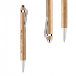 Bolígrafos personalizados bambu