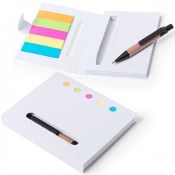 Bloc notas adhesivas bolígrafo con personalización