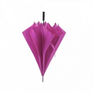 Paraguas rosa personalizado grande 130 cm varillas fibra de vidrio