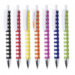 Bolígrafos llamativos 3D con formas geométricas para publicidad logo de empresa