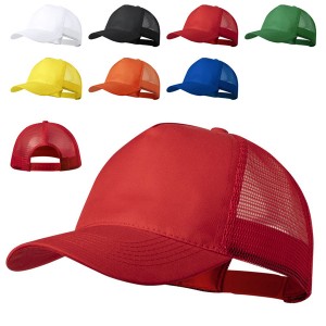 Gorras personalizadas de rejilla en varios colores con panel para logo