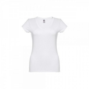 Camisetas publicitarias blancas de mujer para personalizar con logo ATHENS WOMEN
