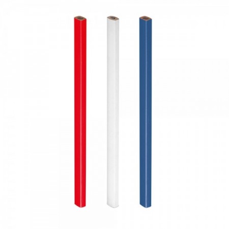 Lápices personalizados de carpintero en 3 colores diferentes