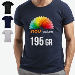 Camisetas publicitarias de colores para hombre con logo personalizado SAN MARINO
