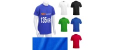Camisetas técnicas personalizadas de colores tejido texturizado Adulto