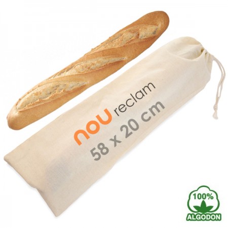 Bolsas de pan personalizadas de algodón