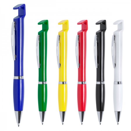 Bolígrafos personalizados para empresas con elementos plateados