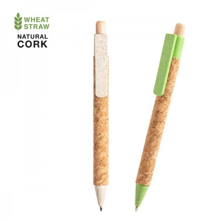 Bolígrafos reciclados publicitarios de caña de trigo