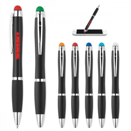 Bolígrafos con luz para personalizar el logo