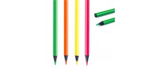 Lápices marcadores de madera en colores vivos para publicidad