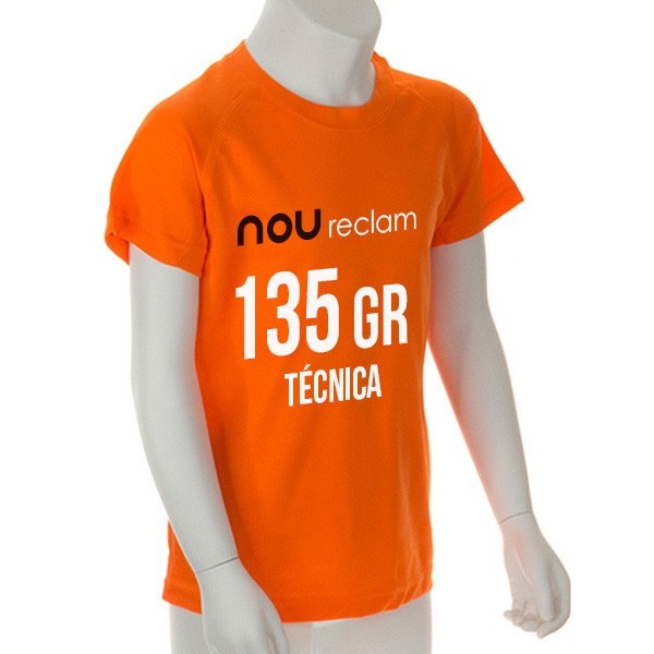 Camisetas técnicas baratas personalizadas para Niño