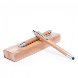 Set bolígrafo portaminas bambu