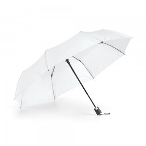 Paraguas personalizados con logo blanco