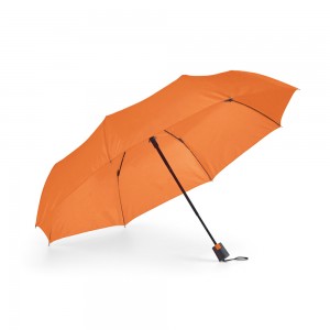 Paraguas personalizados con logo naranja