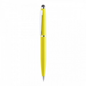 Bolígrafos elegantes personalizados leyton amarillo