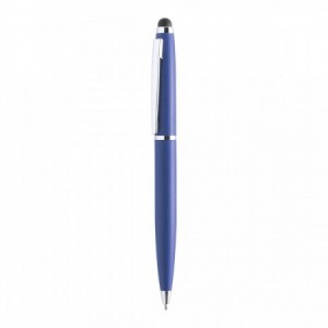 Bolígrafos elegantes personalizados leyton azul