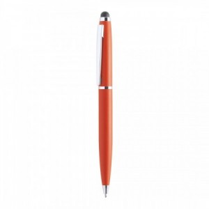 Bolígrafos elegantes personalizados leyton naranja