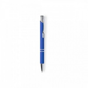 Bolígrafos plateado brillante kolder azul