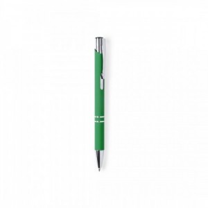 Bolígrafos plateado brillante kolder verde