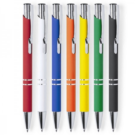 Bolígrafos plateado brillante kolder