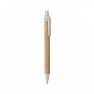 Bolígrafos de corcho personalizados y económicos blanco