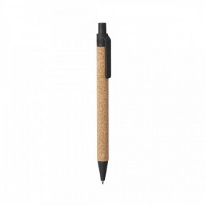Bolígrafos de corcho personalizados y económicos negro