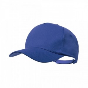 Gorra con logo azul