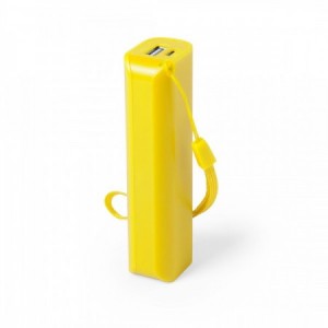 Baterías externas para móviles amarillo