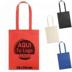 DISCOUNT PROMOS Bolsas de tela reutilizables personalizadas para  comestibles, paquete de 50 unidades, logotipo personalizado, texto, bolsas  de regalo