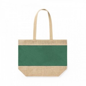 Bolsas material ecológico de colores para personalizar verde