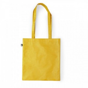 Bolsas material reciclado promocionales amarilo