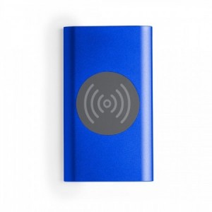 Cargador portátil personalizado azul
