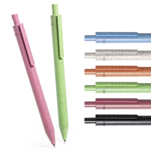 Bolígrafos de colores sólidos combinados para personalizar tu logo