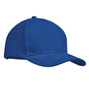 Gorras con logo para regalos publicitarios de empresa azul