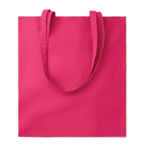 Bolsas de compra de algodón para publicidad color rosa