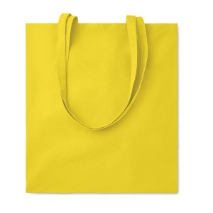 Bolsas de compra de algodón para publicidad color amarillo