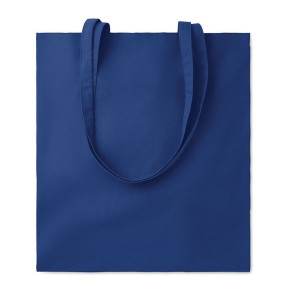 Bolsas de compra de algodón para publicidad color azul royal