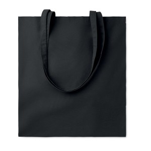 Bolsas de compra de algodón para publicidad color negro