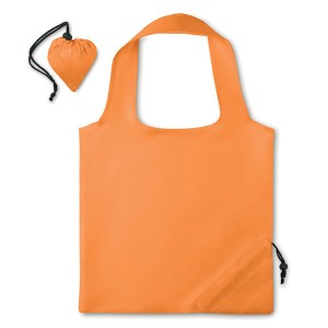 Bolsas de compra plegables de colores para publicidad color naranja