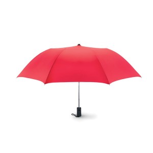 Paraguas plegables económicos y personalizados para promociones publicitarias color rojo