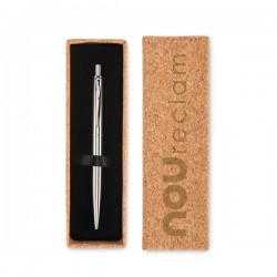 Bolígrafos con logo para regalos de empresa en estuche de presentación