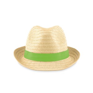 Sombreros de paja publicitarios verde