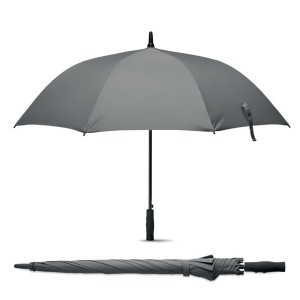 Paraguas publicitarios económicos antiviento color gris