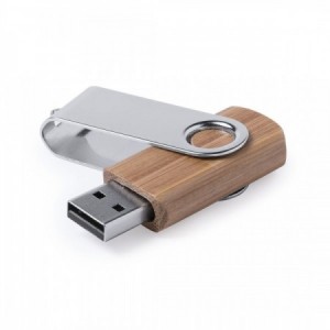  Memorias USB publicitarias de madera para personalizar para merchandising