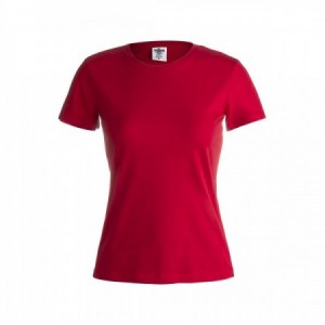  Camiseta Mujer Color "keya" WCS150 ROJO